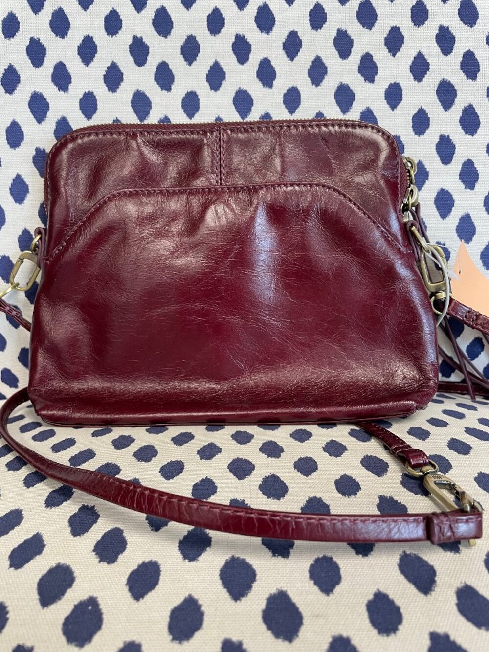 Hobo Merlot Red Reeva Crossbody